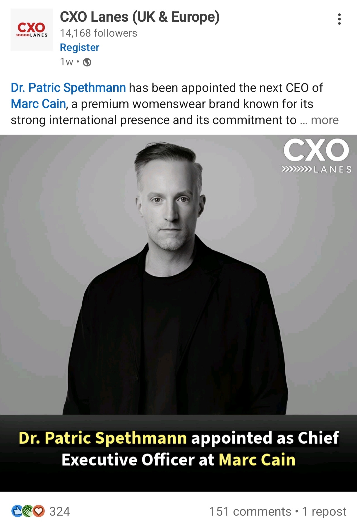 Career announcement example 7