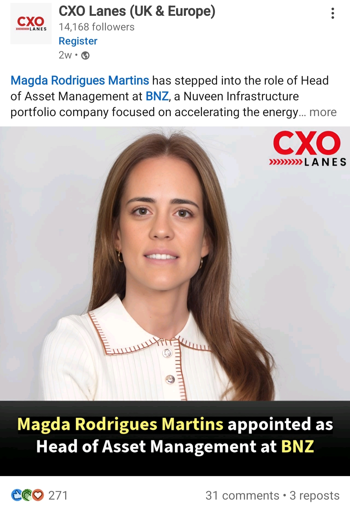 Career announcement example 10