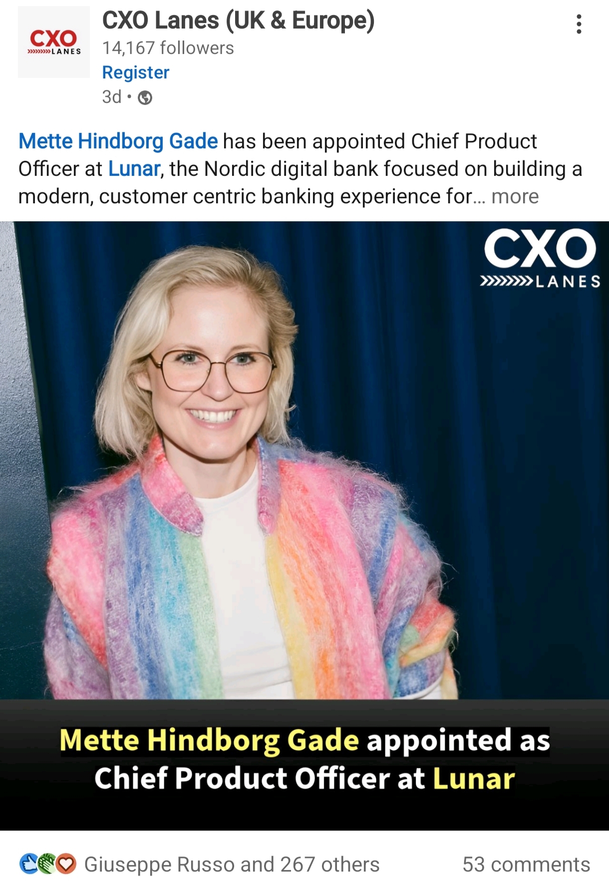 Career announcement example 13