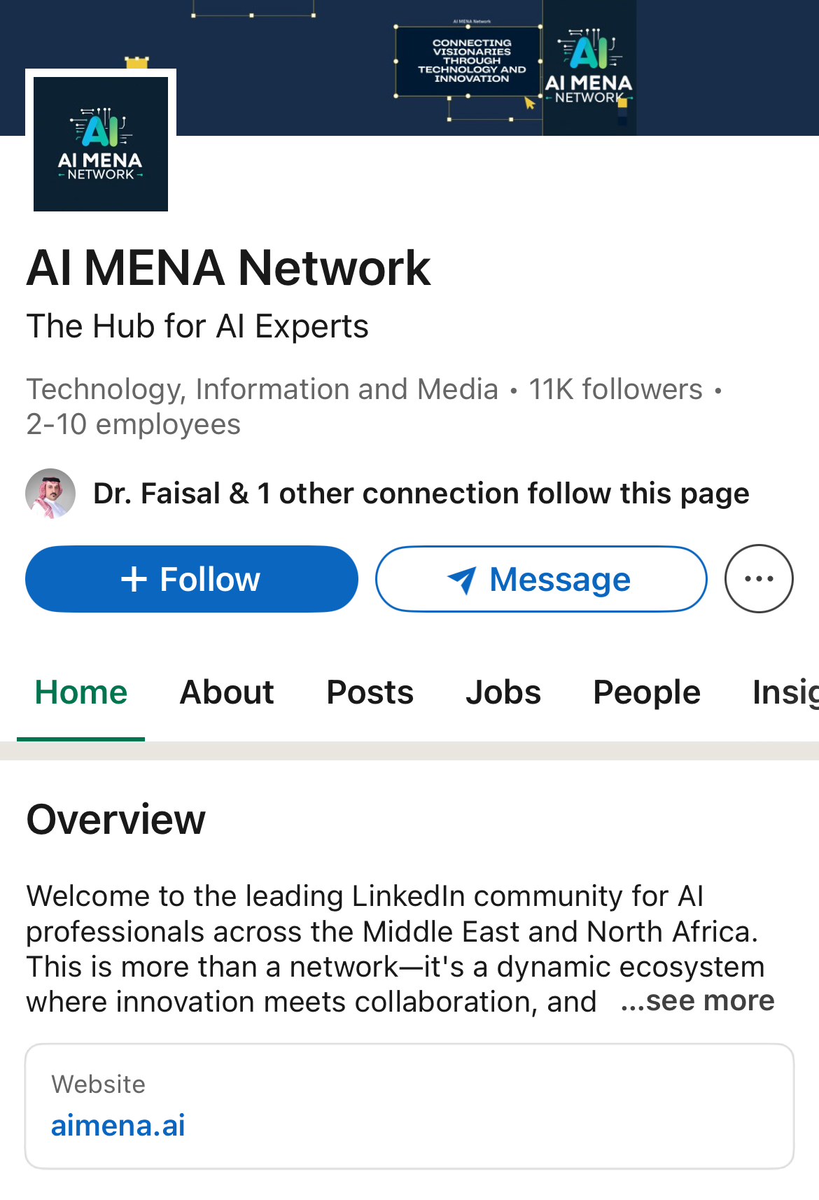 LinkedIn community example 1